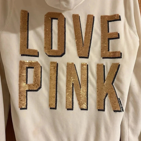 Victorias Secret Pink Fur Lined Hoodie - Picture 4 of 6